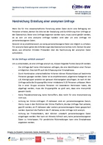 R1 - Handreichung: Erstellung einer anonymen Umfrage - FORTH-BW