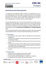 H7 - Handreichung: Gute Datenorganisation - FORTH-BW