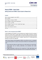 H11 - Manual: RDMO Quick Guide - FORTH-BW